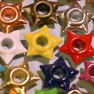 STAR Eyelets - 100 Embellishments Scrapbooking Paper Art Craft Holiday Cards Tags Piecing Supply