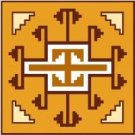 9130 Southwest Needlepoint Canvas 7" x 7"