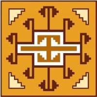 9130 Southwest Needlepoint Canvas 7" x 7"