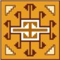 9130 Southwest Needlepoint Canvas 7" x 7"