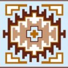 9129 Southwest Needlepoint Canvas 7" x 7"
