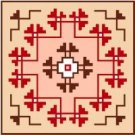 9126 Southwest Needlepoint Canvas 7" x 7"
