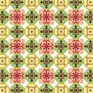 6092 Geometric Needlepoint Canvas 7" x 7"