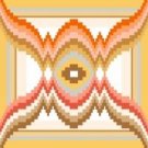 6108 Geometric Needlepoint Canvas 7" x 7"