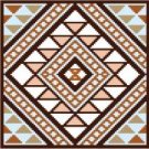9111 Southwest Needlepoint Canvas 7" x 7"