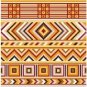 6097 Geometric Needlepoint Canvas 7" x 7"