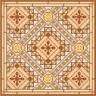 6065 Geometric Needlepoint Canvas 8" x 8"