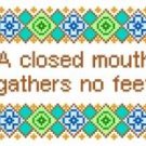 6074 Sayings Needlepoint Canvas 6" x 7"