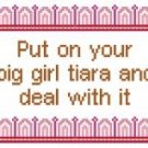 6076 Sayings Needlepoint Canvas 6" x 7"