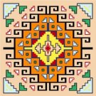 6739 Southwest Needlepoint Canvas 14" x 14"