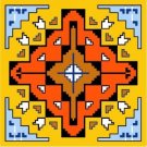 6580 Southwest Needlepoint Canvas 14" x 14"