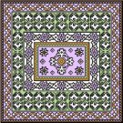 6052 Geometric Needlepoint Canvas 14" x 14"