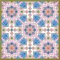6015 Geometric Needlepoint Canvas 14" x 14"