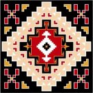 6559 Southwest Needlepoint Canvas 14" x 14"