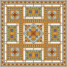 6910 Geometric Needlepoint Canvas 14" x 14"