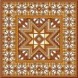 4116 Geometric Needlepoint Canvas 14" x 14"