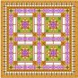 6904 Geometric Needlepoint Canvas 14" x 14"