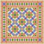6903 Geometric Needlepoint Canvas 14" x 14"