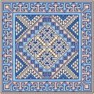 6050 Geometric Needlepoint Canvas 14" x 14"