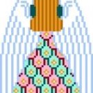 2032B Christmas Angel Needlepoint Canvas (back)