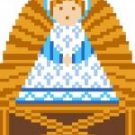 2029F Christmas Nativity Jesus Needlepoint Canvas