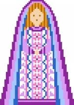 2028F Christmas Nativity Mary Needlepoint Canvas