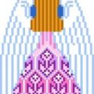 2024B Christmas Nativity Angel Needlepoint Canvas (back)
