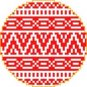 1358 Christmas Ornament Needlepoint Canvas