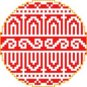 1361 Christmas Ornament Needlepoint Canvas