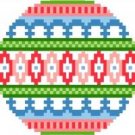 2019 Christmas Ornament Needlepoint Canvas