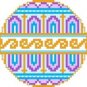2011 Christmast Ornament Needlepoint Canvas