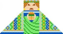 2015 Wise Man Christmas Ornament Needlepoint Canvas