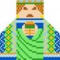 2015 Wise Man Christmas Ornament Needlepoint Canvas