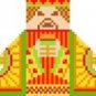 2014 Wise Man Christmas Ornament Needlepoint Canvas