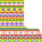 2018L Stocking Christmas Ornament Needlepoint Canvas