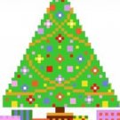 2017 Christmas Tree Ornament Needlepoint Canvas