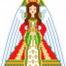 2013 Christmas Treetop Angel Needlepoint Canvas