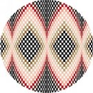 6900 Optical Geometric Needlepoint Canvas