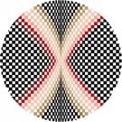 6909 Optical Geometric Needlepoint Canvas