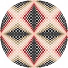 6048 Optical Geometric Needlepoint Canvas