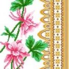 6070 Columbine Floral Needlepoint Canvas