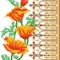 6069 Poppies Floral Needlepoint Canvas