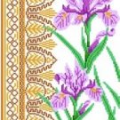 6068 Iris Floral Needlpoint Canvas