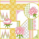 6894 Roses Floral Needlepoint Canvas