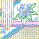 6922 Floral Needlepoint Canvas