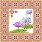 6935 Floral Needlepoint Canvas