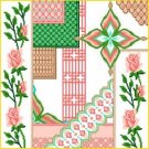 6924 Roses Floral Needlepoint Canvas