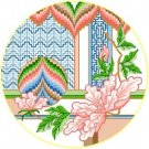 6884 Floral Needlepoint Canvas
