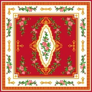 4292 Aubusson Needlepoint Canvas 15" x 15"