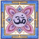 7129 Om Mandala Needlepoint Canvas 7" x 7"